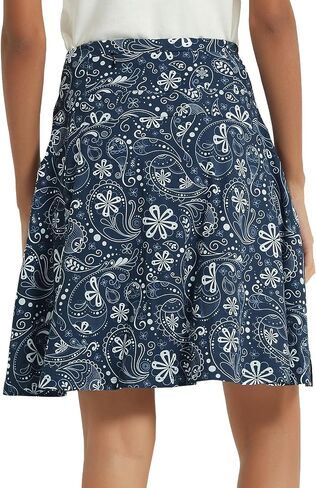 NOOYME 20" Skorts for Women Athletic Skort Modest with Pockets Knee Length Tennis Golf Skirts in Kuwait