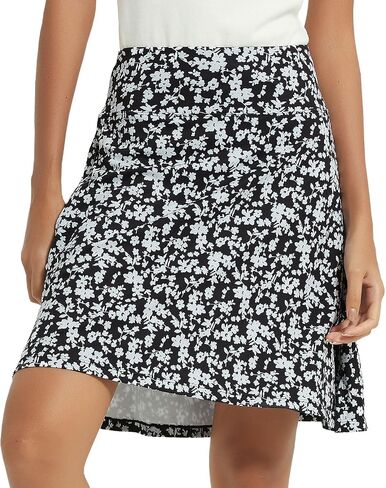 NOOYME 20" Skorts for Women Athletic Skort Modest with Pockets Knee Length Tennis Golf Skirts in Kuwait