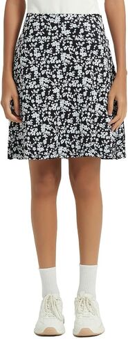 NOOYME 20" Skorts for Women Athletic Skort Modest with Pockets Knee Length Tennis Golf Skirts in Kuwait