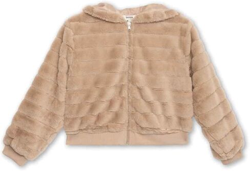 Speechless Girls' Long Sleeve Boxy Faux Fur Jacket in Saudi Arabia