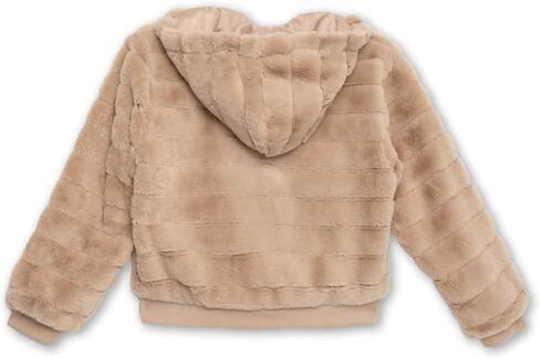 Speechless Girls' Long Sleeve Boxy Faux Fur Jacket in Saudi Arabia