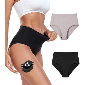 Tummy Control Postpartum Underwear Seamless, Leak-Proof Underwear for Women, High Waist Period Underwear for Women