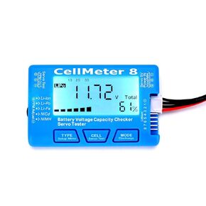 RC Cellmeter 7 Digital Battery Capacity Checker Controller Tester Voltage Tester for LiPo Life Li-ion NiMH Nicd Cell Meter