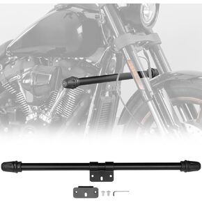 KEMIMOTO Engine Guard Crash Bar Front Crash Bar Protector Flat-Out Bar Compatible with 2018 2019 2020 2021 2022 2023 2024 Softail Models