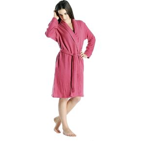 Cashmere Boutique 100% Pure Cashmere Short Robe Women – Lightweight, Soft Plush, Warm and Cozy, Daily Wear Robes for Women