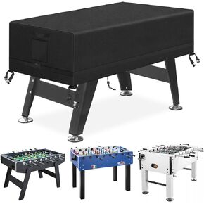 Kovshuiwe Foosball Table Cover Outdoor Waterproof Soccer Table Cover Heavy Duty Rectangular Patio Football Game Table Cover 58"x52"x30"(LxWxH)