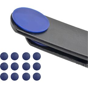 12PCS Leaf Spring End Tip Wear Pad Anti Squeak Insert Silencer Plastic Block Round,Leaf Noise-absorbing film
