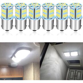 UNXMRFF 1156 LED Bulb Brake Light Bulbs Brilliant Red, BA15S 7506 1003 1141 P21W LED Replacement Bulb for Tail Light Bulb, Stop Light, Pack of 6