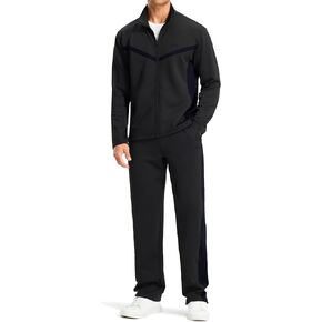 Libin Men's Tracksuits Athletic Outfits Set 2 Piece, Warm Up Sweatsuits Track Suits Sets