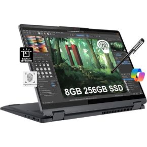 Lenovo IdeaPad Flex 5i 2-in-1 Laptop (14" FHD+ Touchscreen, Intel Core i3-1215U, 8GB RAM, 512GB SSD) Convertible, Fingerprint, Backlit, FHD Webcam, 9-Hr Battery Life, IST Pen, Win 11 Home S Mode