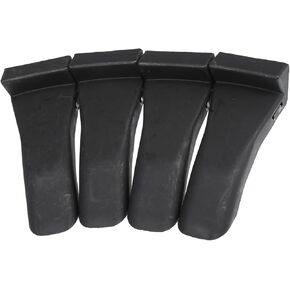 4pcs Tire Changer Tool Accessories Tire Changer Plastic Insert Tire Changers Clamp Covers Protectors Bent Leg Style Black Replace Parts