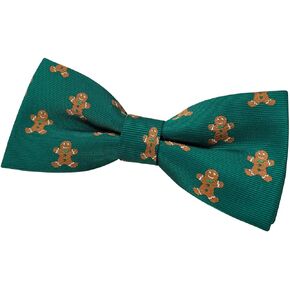 Retreez Christmas Gingerbread Man Woven Pre-tied Bow Tie (4.5")