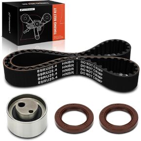 A-Premium Engine Timing Belt Kit Compatible with Geo Metro & Pontiac Firefly & Suzuki Swift, 1995 1996 1997-1.3L