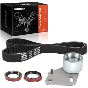 A-Premium Engine Timing Belt Kit Compatible with Ford Mustang, Ranger, Fairmont, Granada, LTD, Aerostar, Courier, Thunderbird, Pinto & Mercury Bobcat, Capri, Marquis, Zephyr & Merkur XR4Ti - 2.0L 2.3L