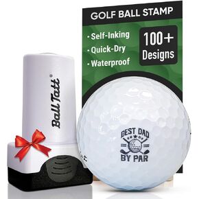 Ball Tatt - Viking Golf Ball Stamp, Golf Ball Stamper, Self-Inking Golf Ball Stamp Markers, Reusable Golf Ball Marking Tool to Identify Golf Balls, Golfer Gift Golfing Accessories