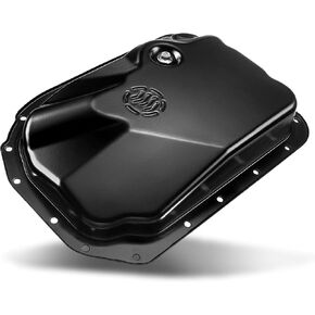 Transmission Oil Pan with Drain Plug Compatible with Chevrolet Silverado Express Suburban GMC Sierra Savana Yukon Workhorse Isuzu Cadillac 4L80-E Trans Replace 265-810, 24204278 in Kuwait