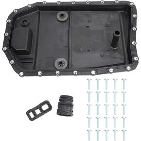YYCKE 265-851 Transmission Oil Pan with Drain Plug, Gasket Fits GA6HP19Z or A6HP19Z 6 Speed Transmission,BMW 135i 323i 325i 325xi 328i 328xi 330i 330xi 335i 525i 525xi 528i 528xi 530i 530xi 535i