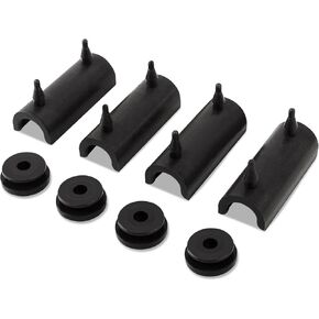 WOWTK Hard Saddlebag Rubber Grommets & Support Cushions Mounts for HD Harley Touring 2014-2024,for Road Glide/Road King/Street Glide/Electra Glide/Ultra Limited Standard Extended/Stretched Saddlebags