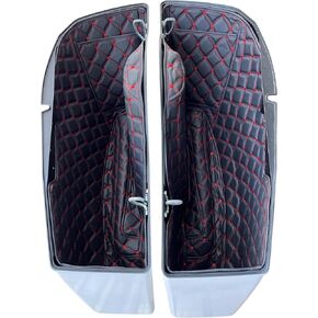 Saddlebag Liners Carpet Insert Fits for 2024 Road Glide Street Glide CVO Road Glide CVO Street Glide CVO Road Glide ST (red)