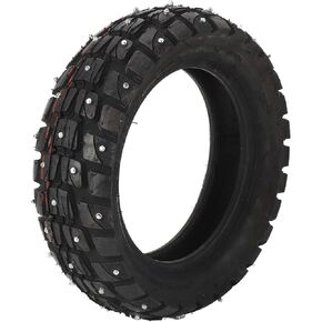 Fockety 255 X 80 10 Inch Electric Scooter Tire, Non Slip Thicken Rubber Tubeless Tire, Studded Explosion Proof Off Road Vacuum Outer Tire for Snowfield and Various Roads in Bad Weather