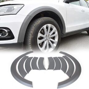 Fender Flares Wheels Arch for Audi Q5 Non-Sline 2009-2016 Wheel Arch Flares ABS Mouding Fender Guard Cover Trims Grey