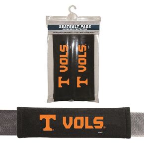 Fremont Die NCAA Tennessee Volunteers Seat Belt PadSeat Belt Pads, Black, One Size