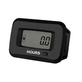 Runleader Digital LCD Hour Meter,AC/DC 5V to 277V, Maintenance Hours Record,Data Storage,Waterproof Design for Lawn Mower Generator Motorcycle Golf Cart Forklift Scrubber Machine