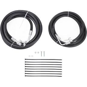 YYCKE YTE33439 مجموعة خط التيار المتردد الخلفي خراطيم تكييف الهواء تناسب 2007-2014 تشيفي تاهو، يوكون، إسكاليد ذات قاعدة العجلات القصيرة SUV in Kuwait