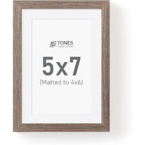 8.5 x 11 Picture frame, Set of 2 Photo Frame, Certificate Frame with Clear Plexiglass, Diploma Frame for Wall and Tabletop Horizontal or Vertical Display (Dark Oak)