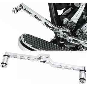 TDZ 2PC Steel Inner Shifter Lever Shaft Kit for 1984-2016 Touring Road King Electra Glide Street Glide Replace for 33709-82A & 33718-82B ，All Chrome