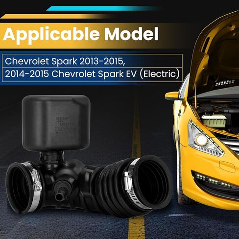 خرطوم قناة منفذ منظف الهواء 95232495 مناسب لسيارة شيفروليه سبارك 2013-2015 شيفروليه سبارك EV 2014-2015 (كهربائي)، خرطوم قناة المخرج، قناة منظف الهواء سبارك، استبدل 96910374/95232495/95232497 in Kuwait