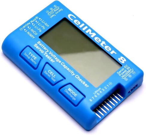 RC Cellmeter 7 الرقمية قدرة البطارية مدقق تحكم تستر جهاز قياس الجهد الكهربائي ل يبو الحياة ليثيوم أيون NiMH البلى خلية متر in Saudi Arabia