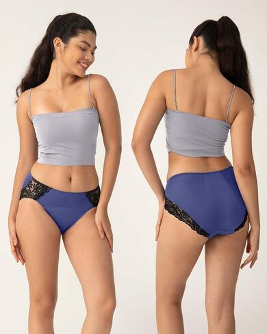 Neione Period Underwear Menstrual Panties Postpartum Briefs Women Lace Hipster in Kuwait