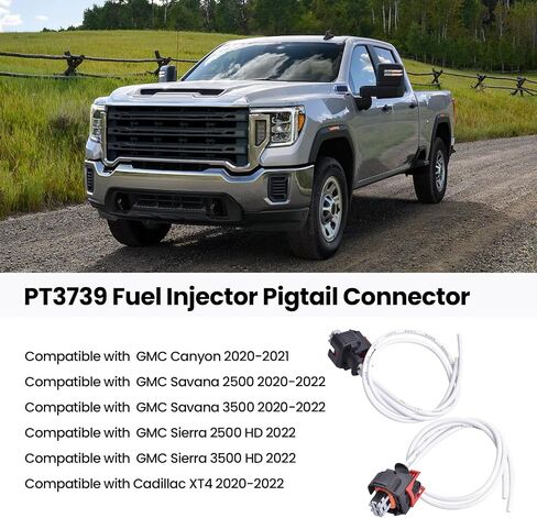 2 قطعة PT3739 حاقن ضفيرة موصل l5p حاقن ضفيرة مناسب لمحرك Duramax L5P V8 6.6L لمعدات جنرال موتورز PT3739 مجموعة ضفيرة متعددة الأغراض 19368140 حاقن الوقود موصل ضفيرة in Kuwait
