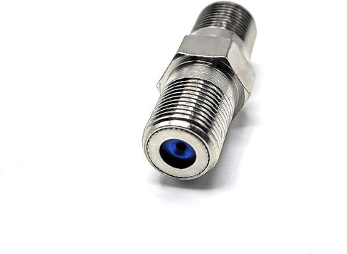 10FT RG6 Coaxial Cable with Connector, Coax Cable Black | Made in USA Coax Cord Extender for High Speed Internet, TV Antenna, Cable TV, Satellite, Modem, MOCA, HDTV, Coupler Included in Saudi Arabia