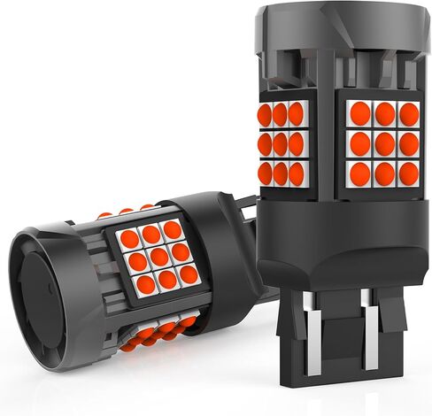 7443 LED Bulbs Red Brake Light for Toyota Tacoma 2016-2020 2021 2022 2023, W21/5W Stop Tail/Rear Side Marker Lights 1000K Red Super Bright in Kuwait