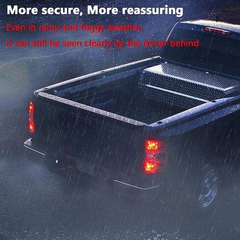 7443 LED Bulbs Red Brake Light for Toyota Tacoma 2016-2020 2021 2022 2023, W21/5W Stop Tail/Rear Side Marker Lights 1000K Red Super Bright in Kuwait