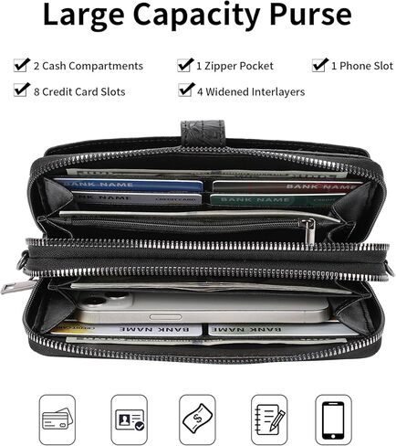 SENDEFN Wristlet Wallet Small Cell Phone Purse Crossbody Bags for Women in Kuwait