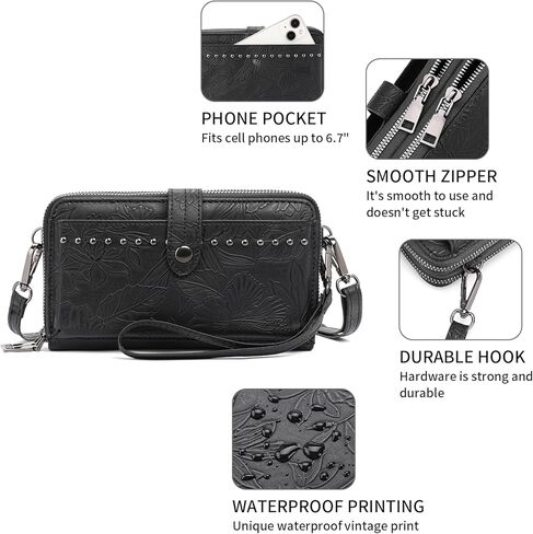 SENDEFN Wristlet Wallet Small Cell Phone Purse Crossbody Bags for Women in Kuwait