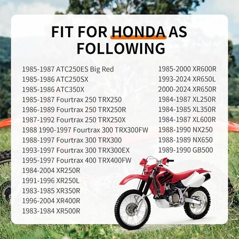 فلتر الزيت والربيع O-Ring لهوندا TRX 250 300 400 XR XL NX 250 350 400 500 600 650 1985-2024 in Saudi Arabia