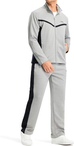 Libin Men's Tracksuits Athletic Outfits Set 2 Piece, Warm Up Sweatsuits Track Suits Sets in Saudi Arabia