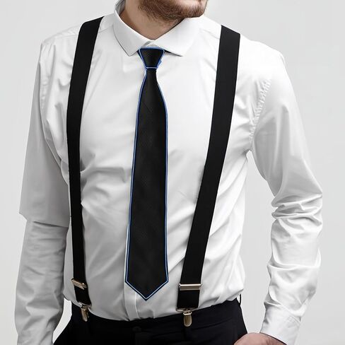Led Light up Accessories For Men LED Necktie For Adult Kids Christmas Parties Favors Rave Outfit,Costume,Gift in Kuwait