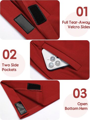 Deyeek Tear Away Pants for Women Side Snap Button Sweatpants Loose Fit Casual Post Surgery Adaptive Clothing with Pockets in Saudi Arabia