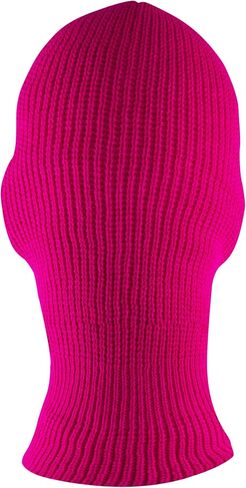 قناع تزلج حراري من Super Z Outlet Knit Sew أكريليك خارجي كامل للوجه مقاس واحد يناسب الجميع (أسود) in Kuwait