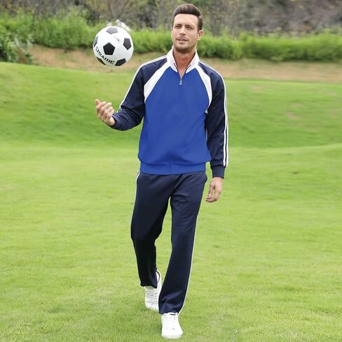 بدلة رياضية للجري للرجال من Sun Lorence، بدلة رياضية كاجوال بسحاب كامل للركض in Kuwait