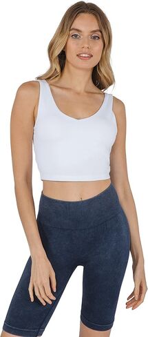 90 Degree By Reflex Everyday Cloud Support Crop Tank with Built-in Bra - 2 Pack in Kuwait