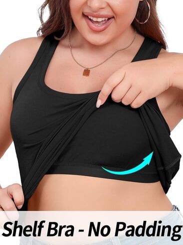 V FOR CITY إمرأة حجم كبير تانك القمم مع الرف الصدرية Racerback تجريب القمم قميص يوجا الصيف القطن الملابس الداخلية in Saudi Arabia