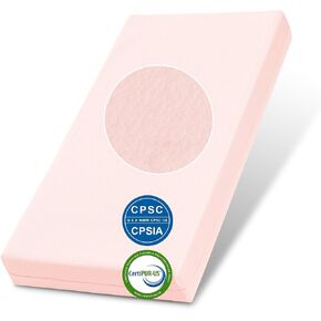 Crib Mattress, 52 x 28 x 6 Dual Sided Comfort Memory Foam Toddler Bed Mattress, Triple-Layer Breathable Crib Mattress, with Removable Tencel Mattress Cover