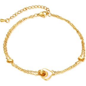 Tennis Bracelet 18K Gold Plated Adjustable, Cubic Zirconia Bracelet for Women, Cuff Friendship Love Bracelet, Stretch Bracelet, Gold Bracelet,Jewelry Bracelet Set Valentine's Day Birthday Gift
