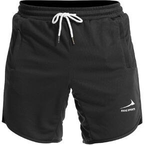 Men's Athletic Running Gym Shorts Quick-Drying with Zipper